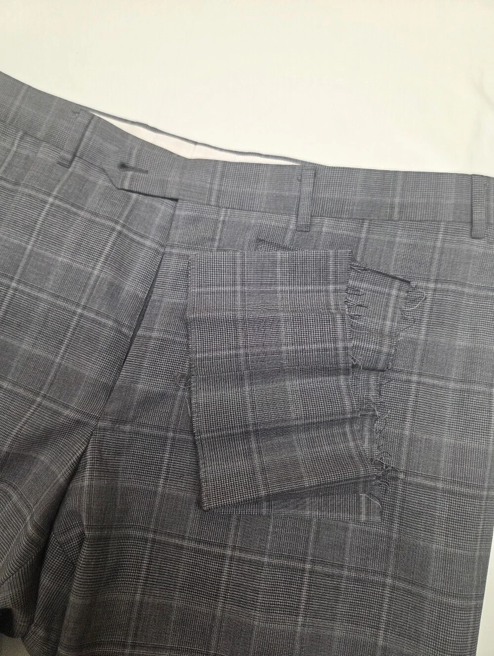 Canali 1934 Gray Glen Plaid 2-Piece Suit 42R(EU 56R) 36W Made in Italy 100% Wool